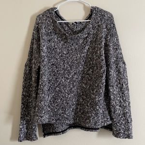 Sanctuary grey, black & white sweater